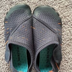 Kids Navy Slip-On Water Shoes